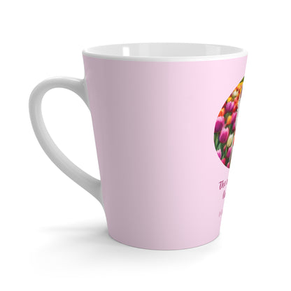 Latte Mug 12 oz Westie Tulip