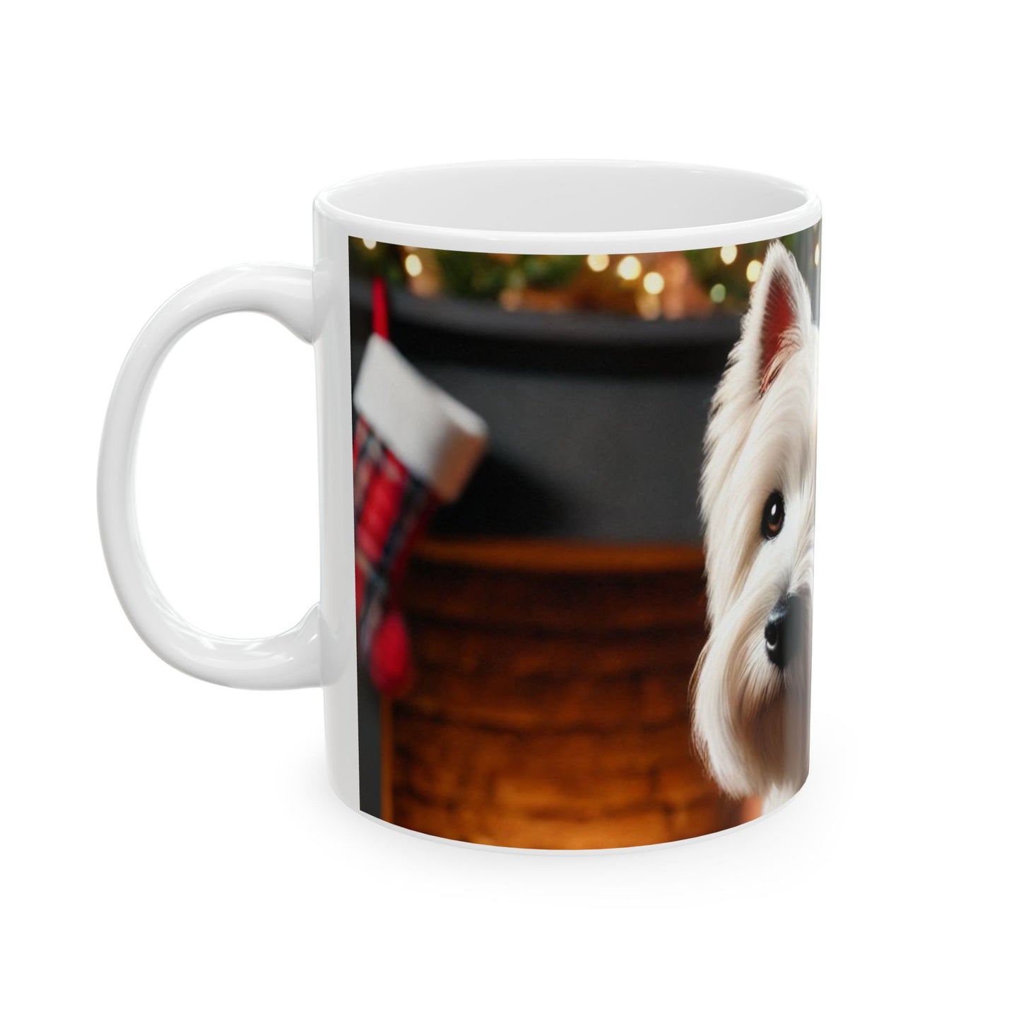 Ceramic Mug - Westie Christmas Mug