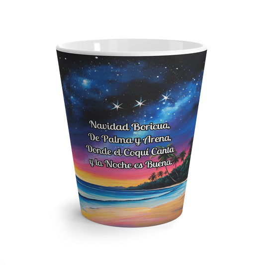 Latte Mug - Los Reyes Magos Beach Night Sky Design