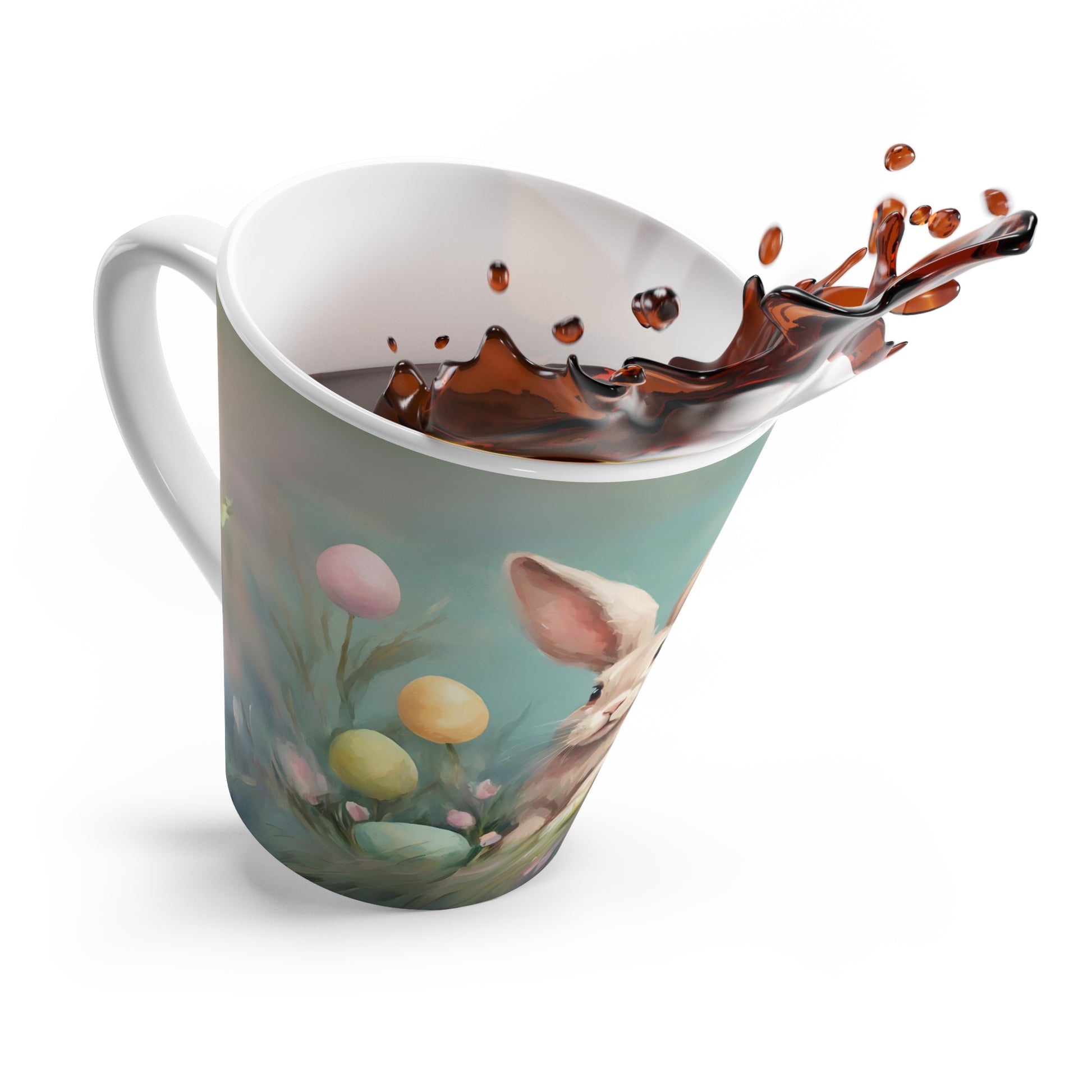 Latte Mug 12oz Easter Bunny