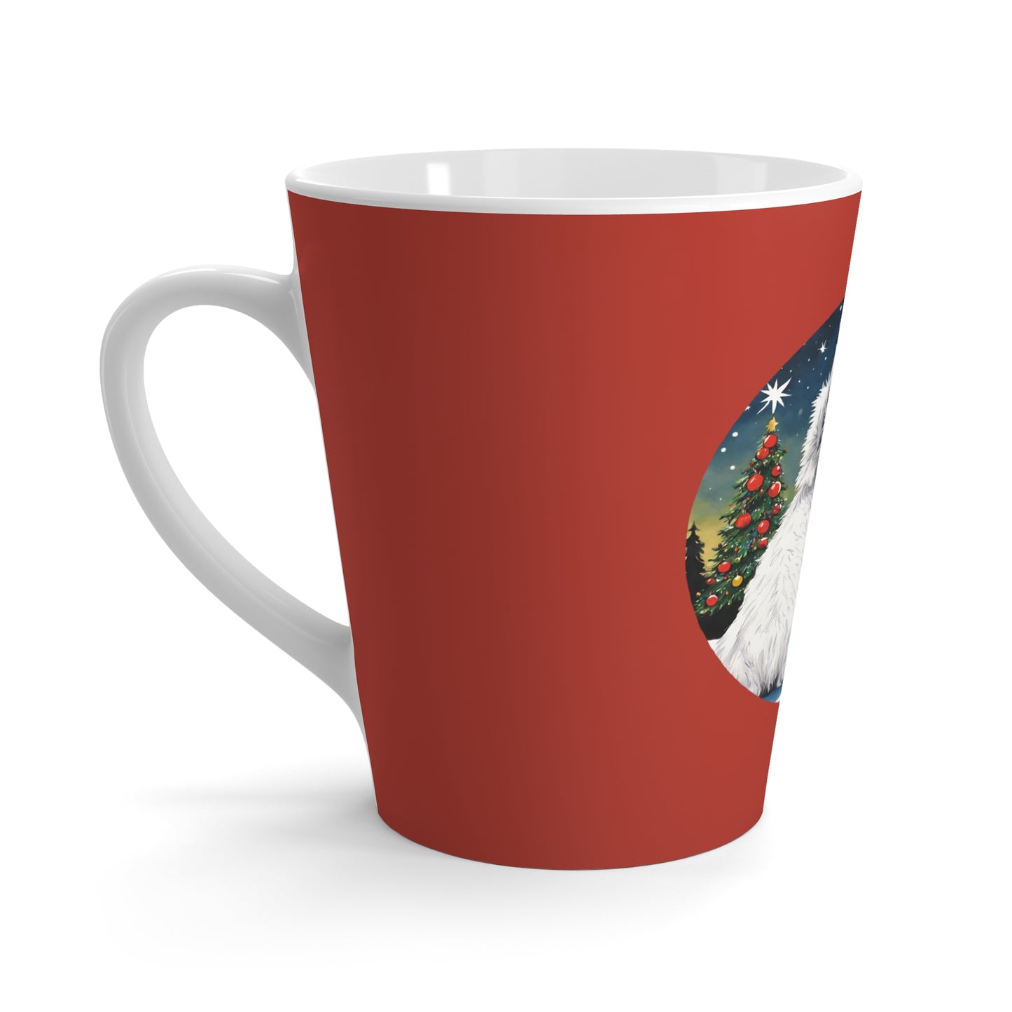 Latte Mug Westie Christmas Starry Night