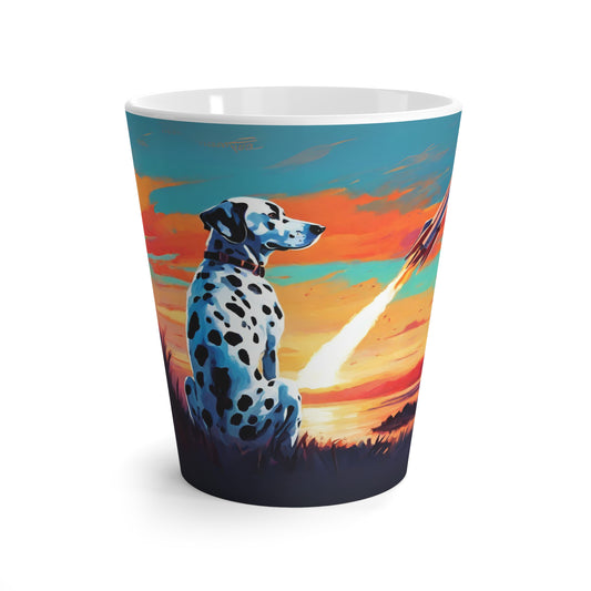 Latte Mug 12 oz Dalmatian