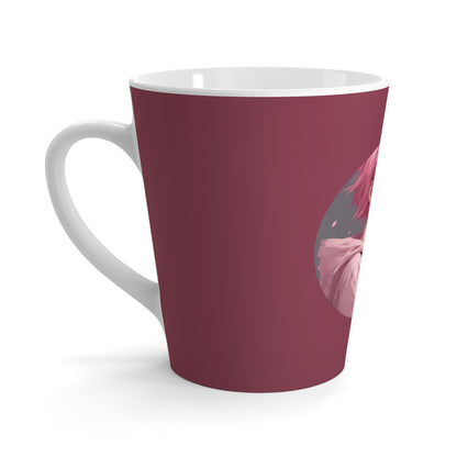 Latte Mug 12 oz Anime Girl Pink Hair Westie