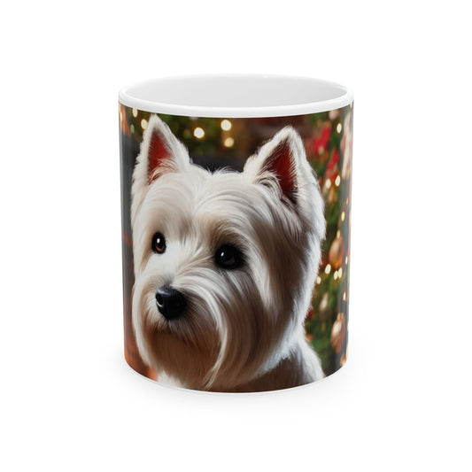 Ceramic Mug - Westie Christmas Mug