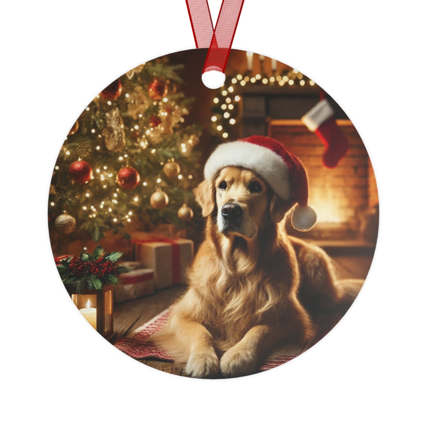 Golden Retriever Christmas Wonder Ornament