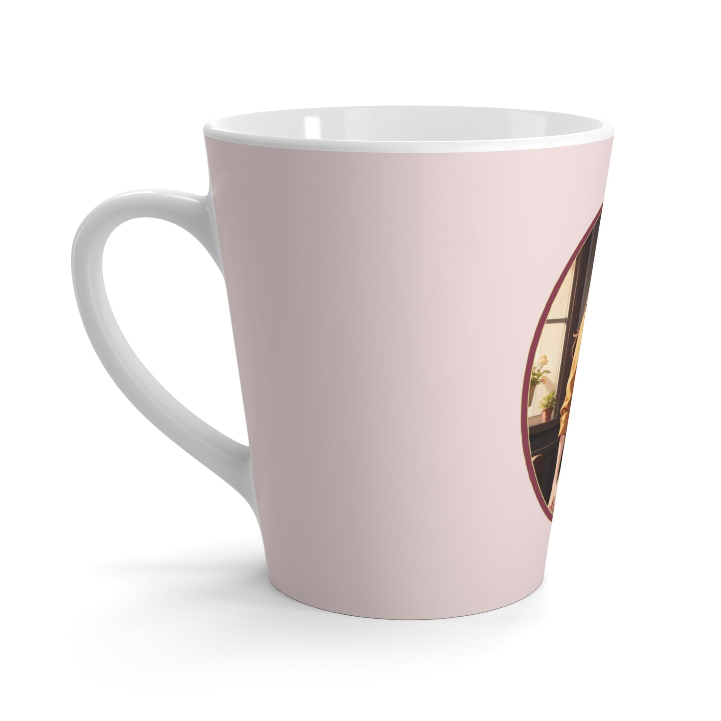 Latte Mug 12 oz Anime Girl