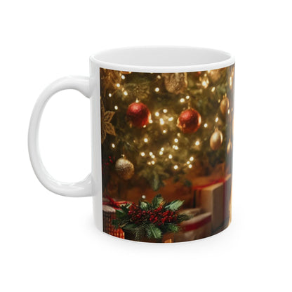 Ceramic Mug - Golden Retriever Christmas Mug