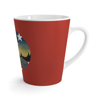 Latte Mug Westie Christmas Starry Night