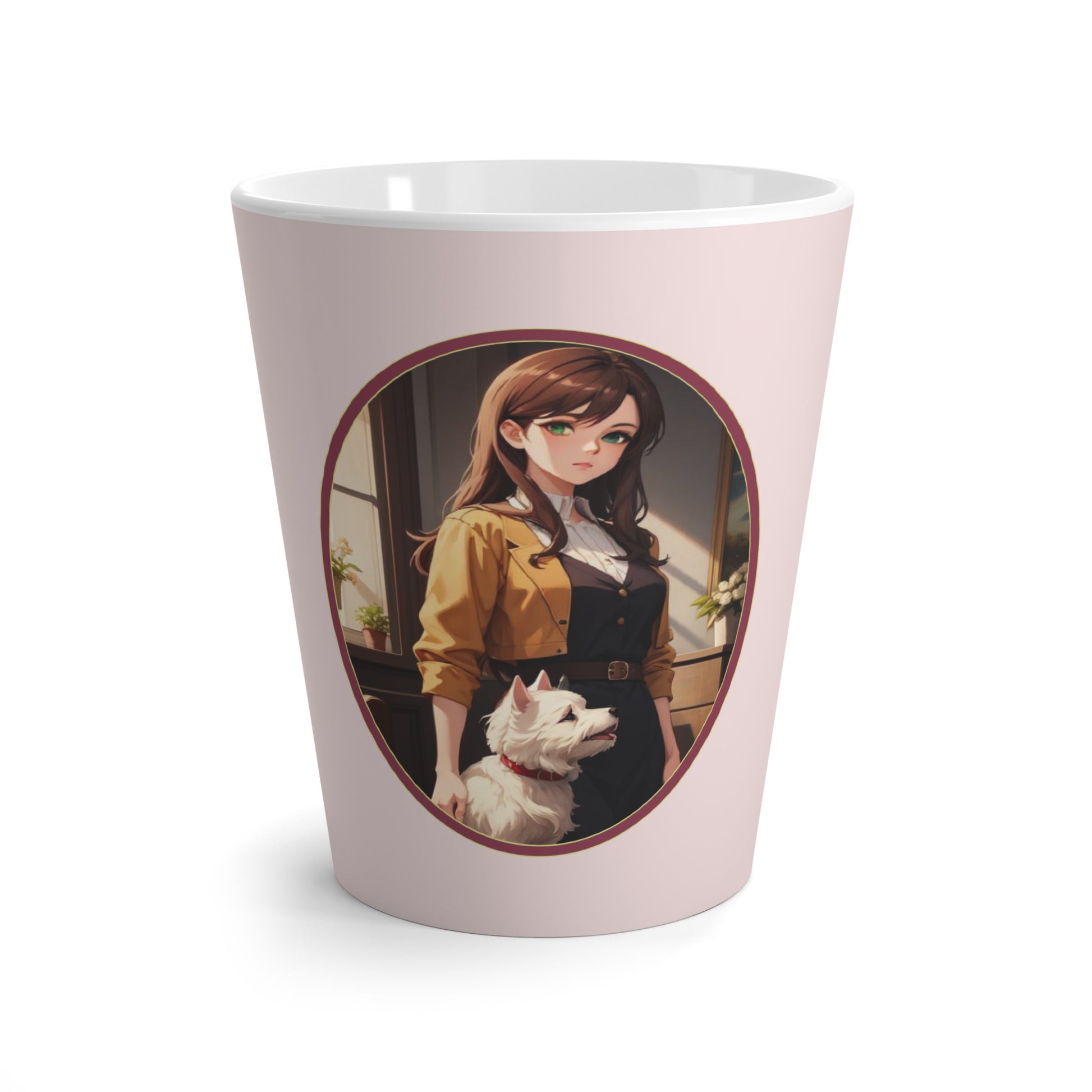 Latte Mug 12 oz Anime Girl