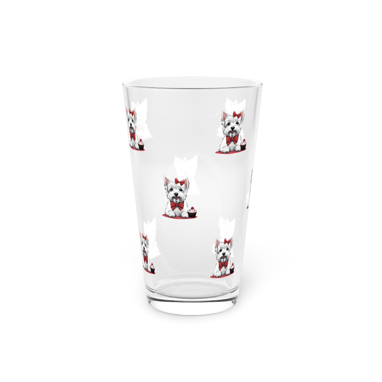 Pint Glass 16oz Valentine'