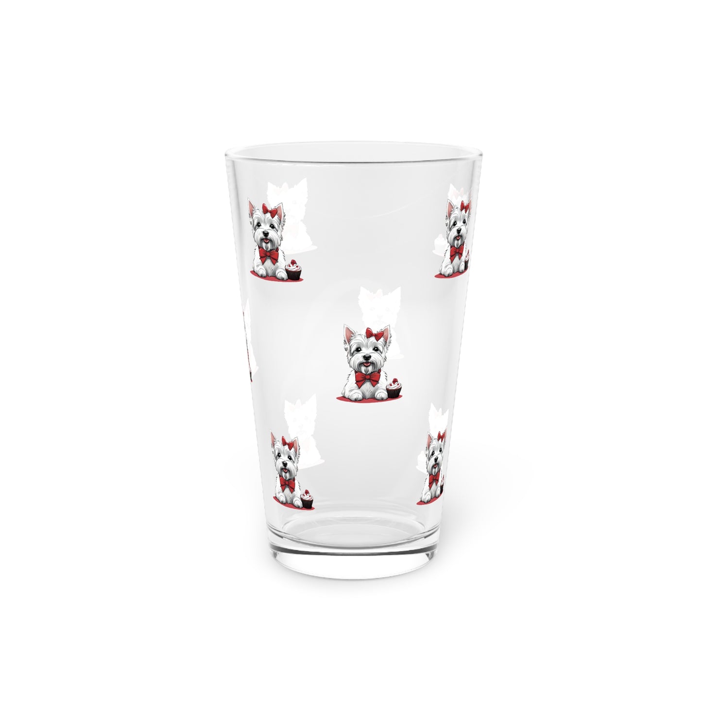 Pint Glass 16oz Valentine'