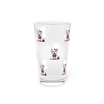 Pint Glass 16oz Valentine'