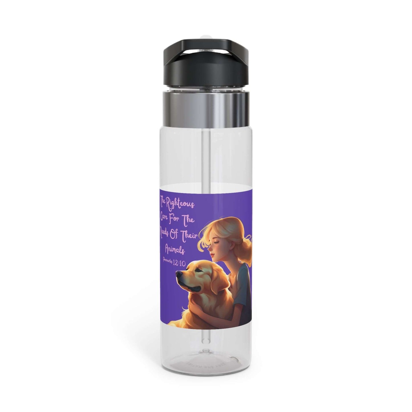 Kensington Tritan™ Water Bottle, 20oz, Proverbs 12:10