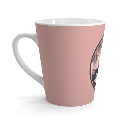 Latte Mug 12 oz Anime Girl Resting