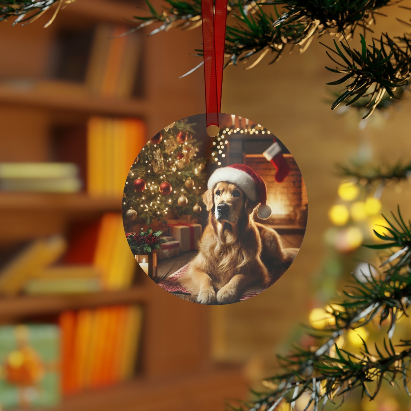 Golden Retriever Christmas Wonder Ornament