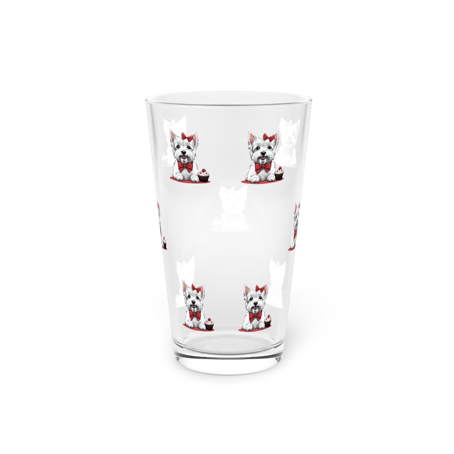 Pint Glass 16oz Valentine'