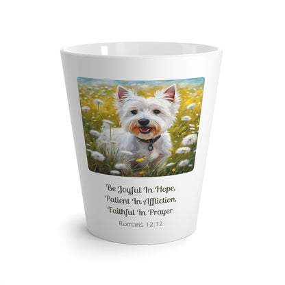 Latte Mug 12 oz Westie