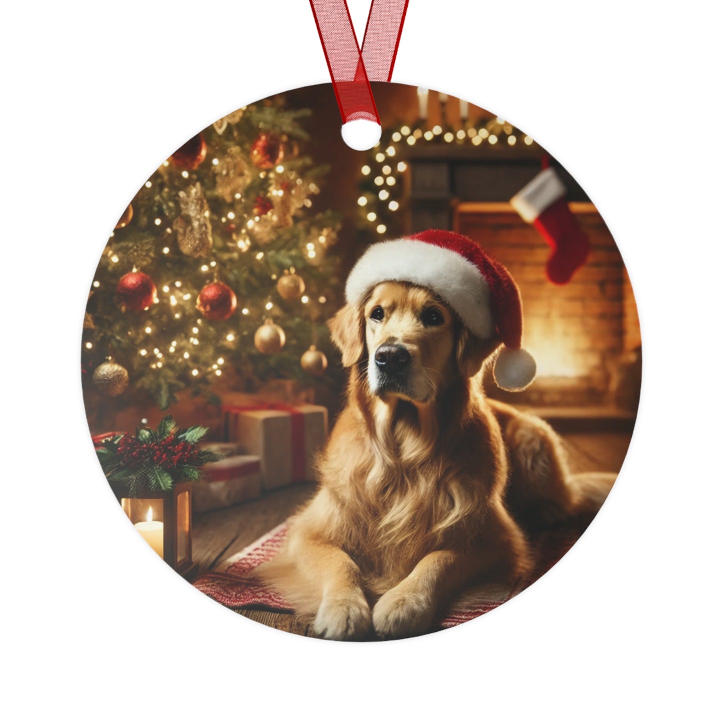 Golden Retriever Christmas Wonder Ornament