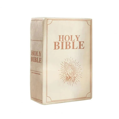 Faithful Comfort: Realistic Bible Plush Pillow - The Perfect Christian Home Accent